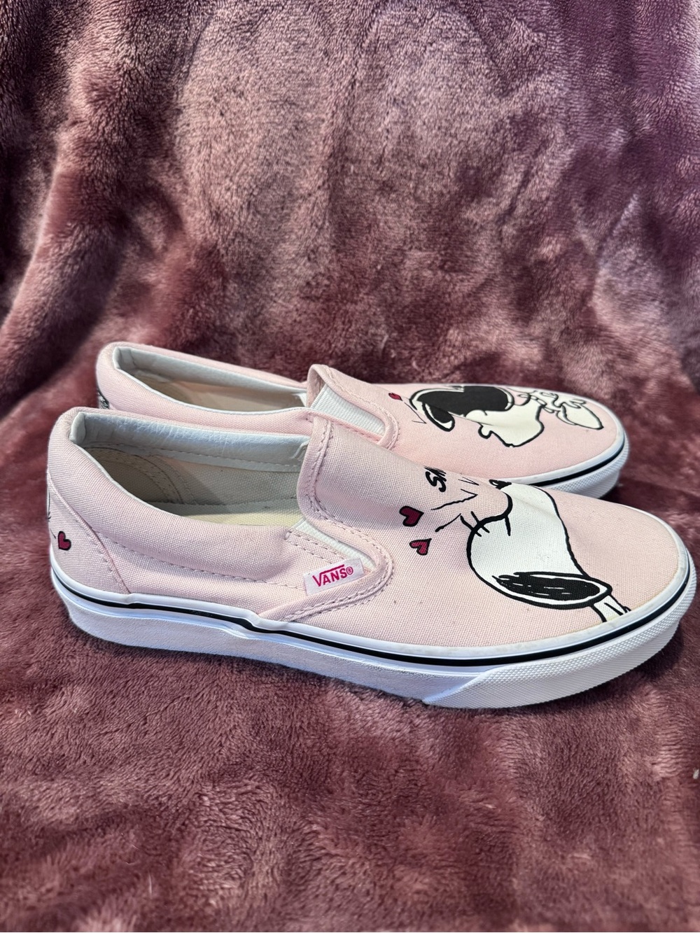 NWOT  2017 Limited Edition Vans x Peanuts Slip-on - Size 6.5 (W) / 5.0 (M) - Picture 4 of 7